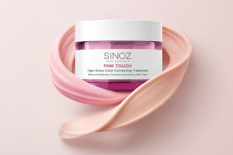 Sinoz Pink Touch Tiger Grass ile Cilt Tonunu An�nda E�itleyen Bak�m Deneyimi